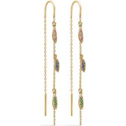 Mads Z Papageno Earrings - Gold/Multicolour