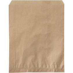 Brødpose, brun papir, 25x33 cm 2x500stk Brødkasse