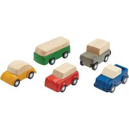 Plantoys Mini Wooden Vehicles Set of 5