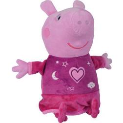 Simba Peppa Pig Mascot with a lullaby and a lamp 25 cm
