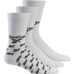 Reebok Classics Fold-Over Crew Socks 3-pack Unisex - White