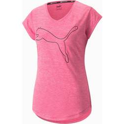 Puma Favourite Heather Cat Training T-Shirt Women, Sunset Heather/Outline