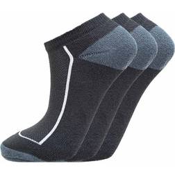 Endurance Boron Low Cut Socks 3-pack Unisex - Black