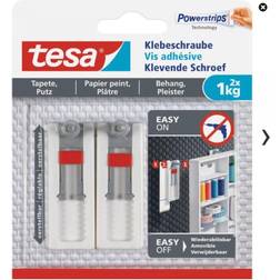 TESA Adjustable Adhesive Screw for Wallpaper & Plaster 1kg Billedkrog
