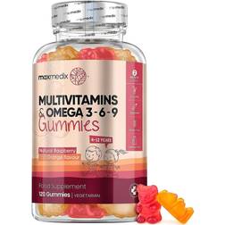 Maxmedix Multivitamins & Omega 3-6-9 Gummies 120 stk