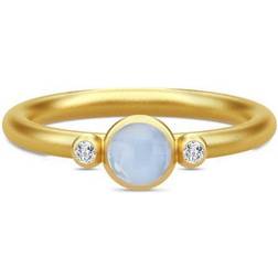 Julie Sandlau Little Prime Ring - Gold/Blue/Transparent
