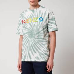 Kenzo Men's Print Logo Relaxed T-Shirt Mint