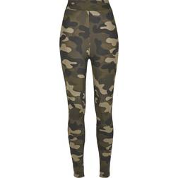 Urban Classics High Waist Tech Leggings - Camo