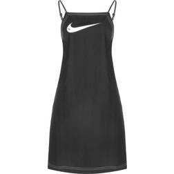 Nike Women's Sportswear Swoosh Woven Cami Dress - Black/White