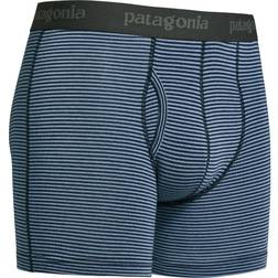 Patagonia Men's Essential Boxer Briefs - Fathom Stripe/New Navy