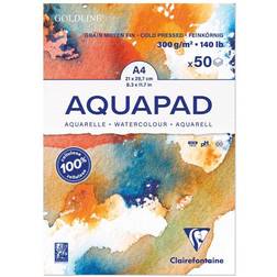 Clairefontaine Goldline Aquapad A4 300gm 50 sheets