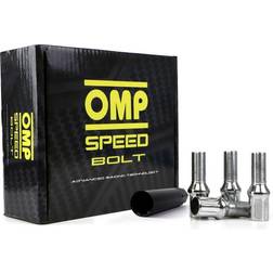 OMP Set Møtrikker 27 mm Sølv 20 uds M12 x 1,50