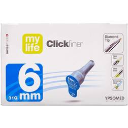 MyLife Clickfine Penkanyle 31G 6mm 100-pack