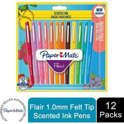 Papermate Flair Scented 12-Blister Assorted colors