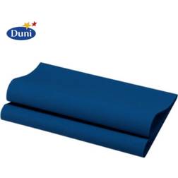 Duni Mørkeblå middagsservietter Dunisoft 40x40 cm. 12 stk