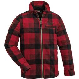 Pinewood Kid's Canada Fleece Shirt - Red/Black