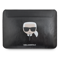 Karl Lagerfeld Huvudpräglat datorfodral 16 Svart