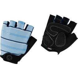 Rogelli Stripe Cycling Gloves Women - Blue