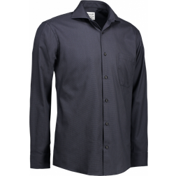 Seven Seas Business-skjorte Dobby Oxford modern koksgrå