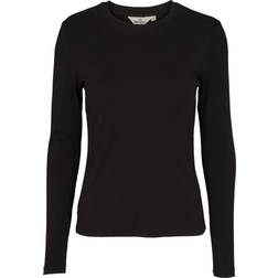 Basic Apparel Ludmilla Long Sleeve T-shirt - Black