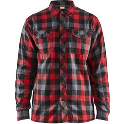 Blåkläder Flannel shirt - Red/Black
