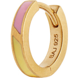 Stine A Petit Circus Huggie Earring - Gold/Pink/Yellow