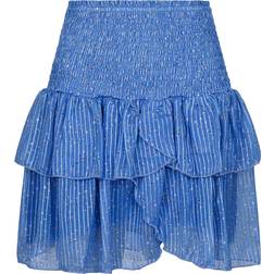 Neo Noir Carin Sparkle Skirt - Blue
