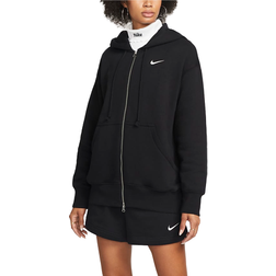 Nike Sportswear Phoenix Fleece Oversized Full-Zip Hoodie Women's - Black/Sail