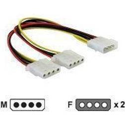 DeLock 4-pin intern molex strøm-splitter