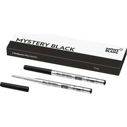 Montblanc 2 Ballpoint Pen Refill Fine Mystery Black