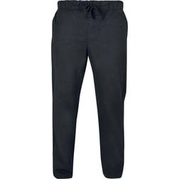 Urban Classics Straight Slit Trouser - Black