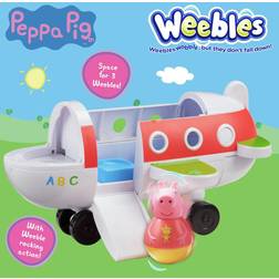 Peppa Pig Weebles Push Along Wobbly Plane