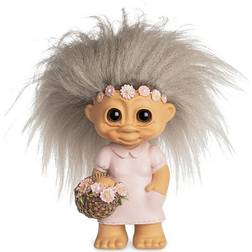 Lykketrold Lucky Troll Flower Girl Dekorationsfigur 9cm