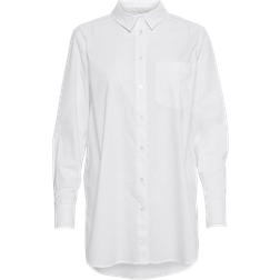 Part Two Lulas Long Poplin Shirt - White