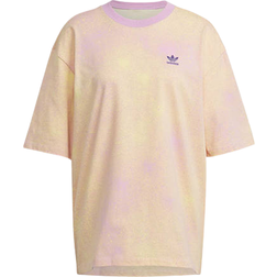 adidas Allover Print Tee - Bliss Lilac/Almost Yellow