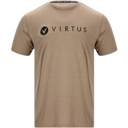 Virtus Edwardo Logo Training T-shirt - Mid Grey Melange