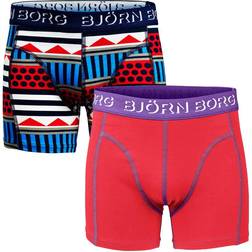 Bjørn Borg Junior Underpants - 2-pack - Red/Multi (133139-182206)