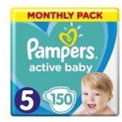 Pampers Active-Baby Disposable Diapers Size 5 11-16kg 150pcs