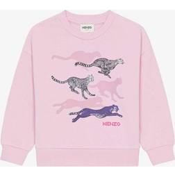 Kenzo Girl's Cheetah Sweatshirts - Glycine