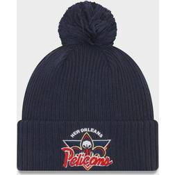 New Era New Orleans Pelicans 2021 NBA Tip-Off Team Color Pom Cuffed Knit Beanie