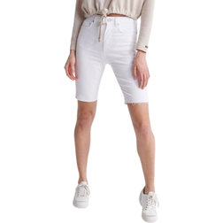 Superdry Womens Kari Long Line Shorts - White