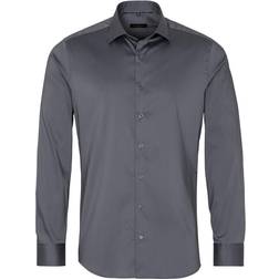 Eterna Long Sleeve Shirt 3377 F170 - Grey/35 Silver
