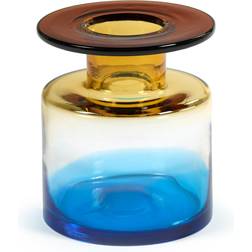 Serax Wind & Fire 22 cm Blue/Amber Vase