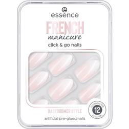 Essence French Manicure Click & Go Nails #02 Babyboomer Style 12-pack