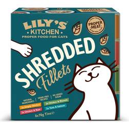 Lily's kitchen Cat Shredded Fillets Multipack, 8 70g