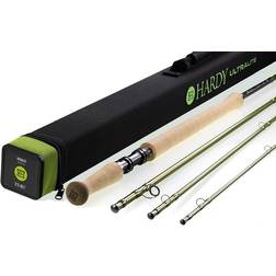 Hardy Ultralite Nsx Dh Fly Fishing Rod Silver 3.85 Line 7 8