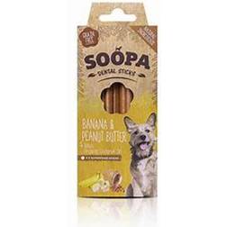 Soopa Dental Tyggestænger Banan & Peanutbutter hunde 3 stk.