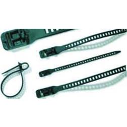 HellermannTyton 115-07270 SOFTFIX-S-TPU-BK-XK Cable tie 260 mm 7 mm Black Releasable, Highly flexible, Eyelet 12 pc(s)