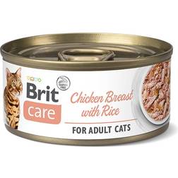 Brit Care Cat Cans Chicken Breast with Rice 70g