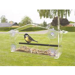 Ryom Bird Feeder Window Clear Acrylic